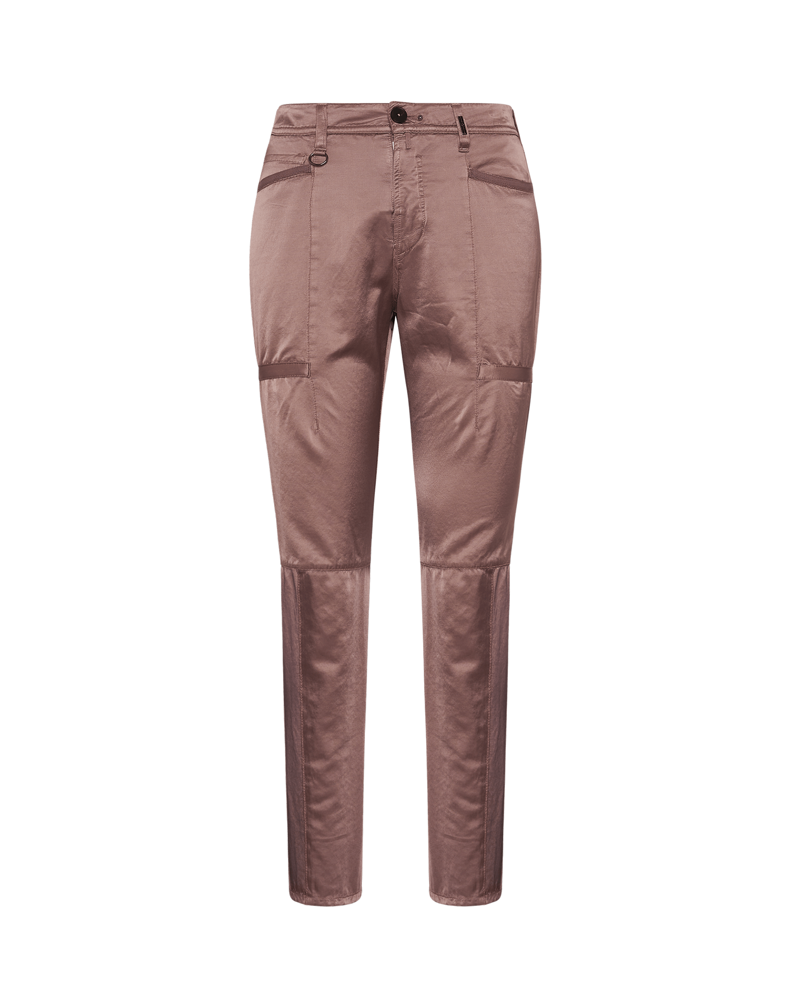 Cotton Sateen Tapered Pants